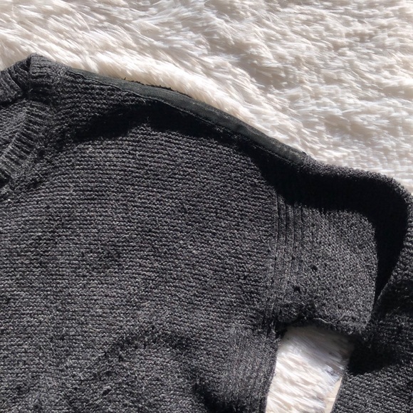 Madewell Suede Stripe texture Sweater - Picture 4 of 7